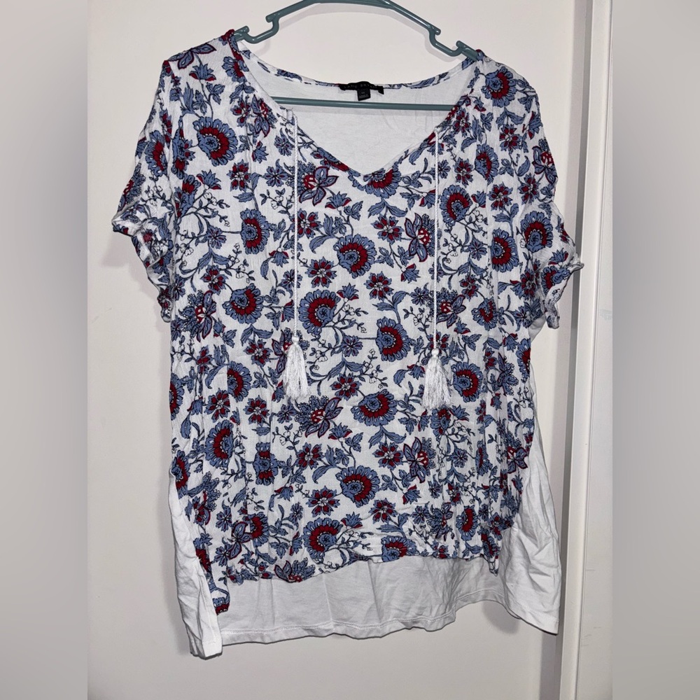 Lane Bryant Floral Shirt Size 16